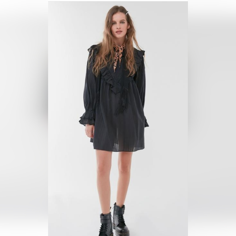 Black babydoll dress